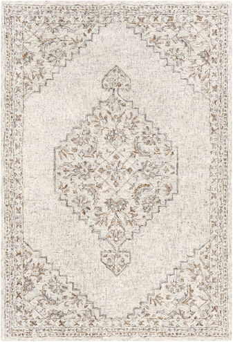 Symphony 36 X 24 inch Light Gray Rug in 2 x 3, Rectangle