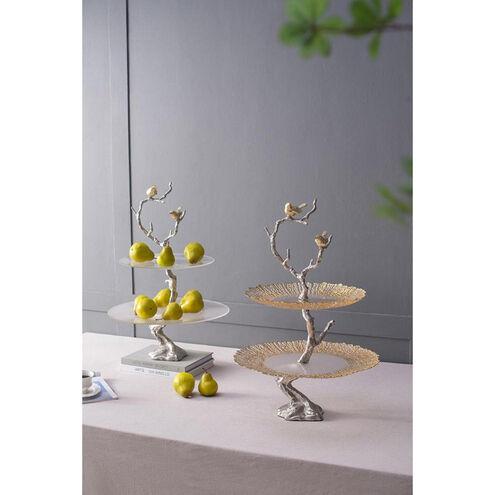 Atelier 15.5 X 15.5 inch Silver and Gold Plates