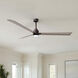 Atlas Alessandra - LK 72 inch Textured Bronze with Gray Ash Tone Blades Ceiling Fan