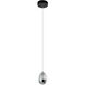 Artisan Collection/VENEZIA Series 4.75 inch Black Pendant Ceiling Light