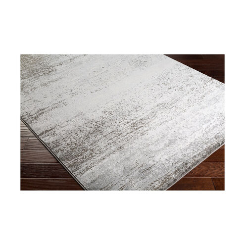 Haverford 87 X 63 inch Light Gray/Medium Gray/Dark Brown/White Rugs, Polypropylene and Polyester