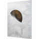 Skylab Multicolor Heavy Texture and Gold Accent Canvas Art