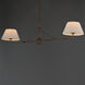 Dunbridge 2 Light 62 inch Weathered Brass Linear Pendant Ceiling Light