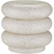 Cusani 18.75 inch Ivory Terrazzo Indoor/Outdoor Stool