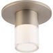 Twist-N-Lite LED 5 inch Brushed Nickel Flush Mount Ceiling Light, WAC Limited