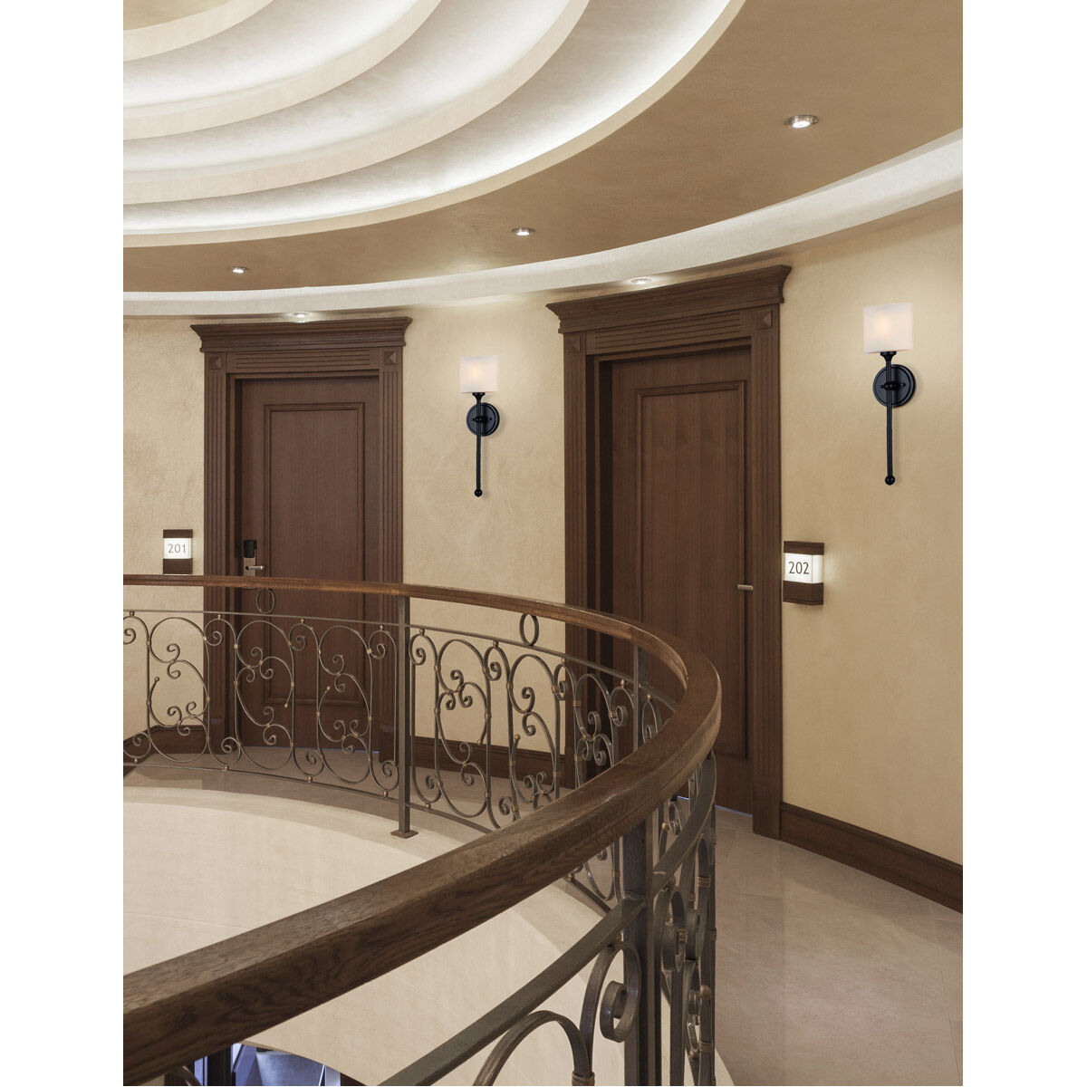 Sequoia 1 Light 4 inch Matte Black ADA Wall Sconce Wall Light