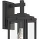 Byron 1 Light 14 inch Matte Black Outdoor Sconce