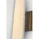 Anne-Marie Barton Fumar Tail Sconce Wall Light in Ridged Tombac