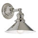 Union Square 1 Light 8 inch Polished Nickel Wall Sconce Wall Light