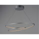 Cycle LED 24.5 inch Matte Silver Entry Foyer Pendant Ceiling Light
