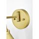 Judson 12 inch 40.00 watt Brass Swing Arm Wall Sconce Wall Light
