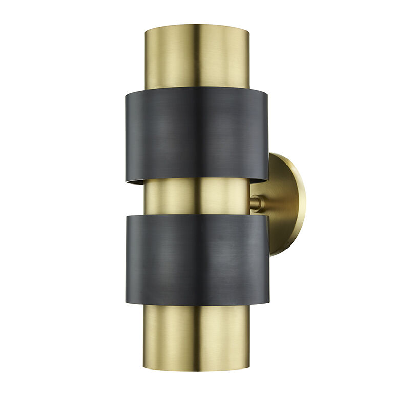 Cyrus 2 Light 6 inch Aged Old Bronze Wall Sconce Wall Light