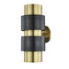 Cyrus 2 Light 6 inch Aged Old Bronze Wall Sconce Wall Light