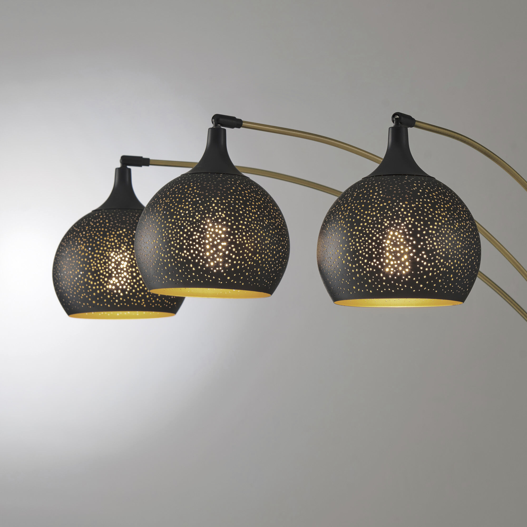 Rayssa 83 inch 60.00 watt Black Arc Lamp Portable Light