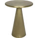 Cassia 19.5 X 15.5 inch Antique Brass Side Table