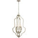 Drummond 6 Light 18 inch Dusted Silver Pendant Ceiling Light