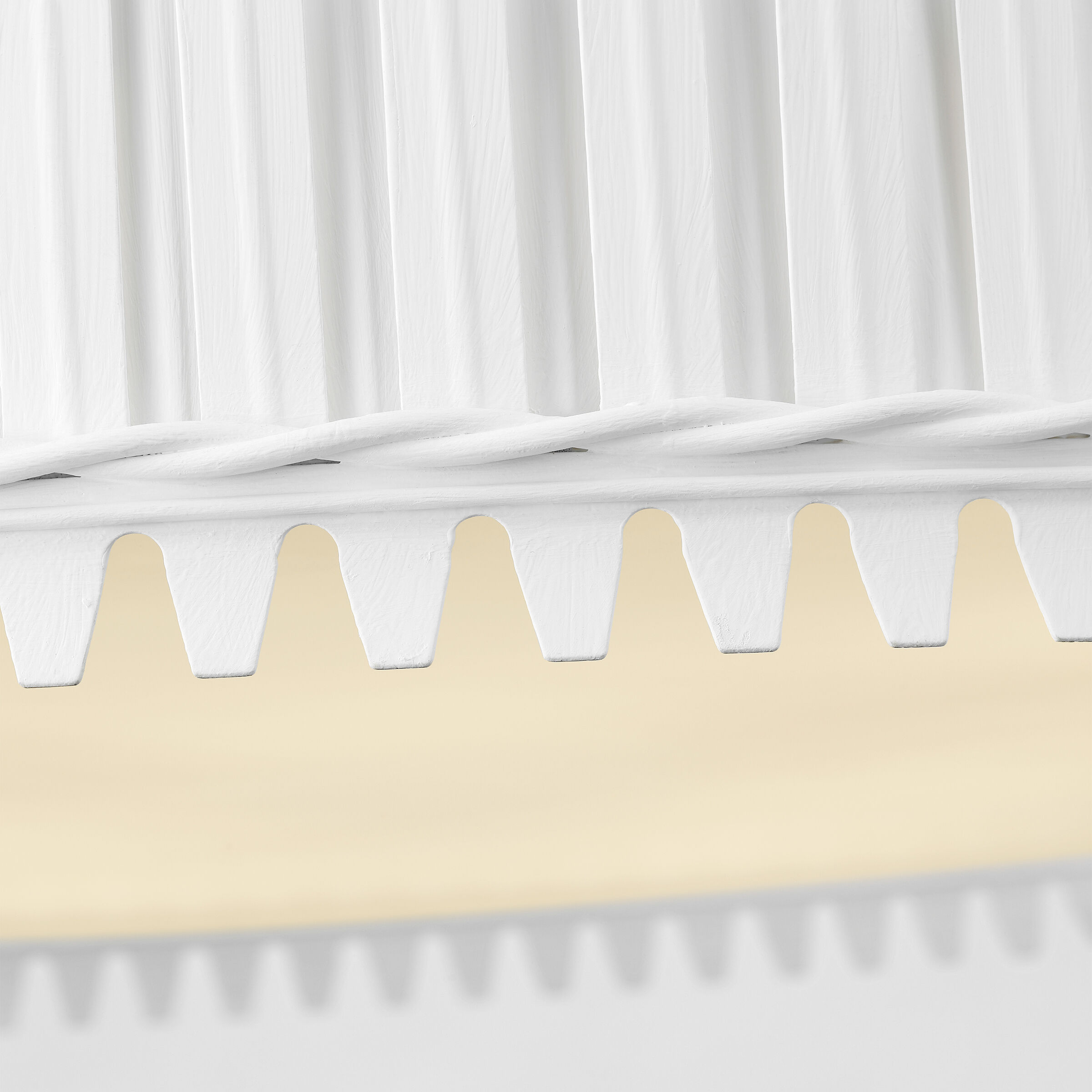 Suzanne Kasler Leslie LED 36.75 inch Plaster White Chandelier Ceiling Light