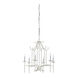 Wildwood 6 Light 27 inch White Diamond Chandelier Ceiling Light