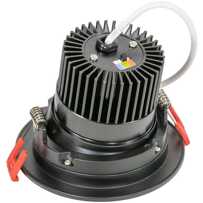 Luke Black Downlight, Round