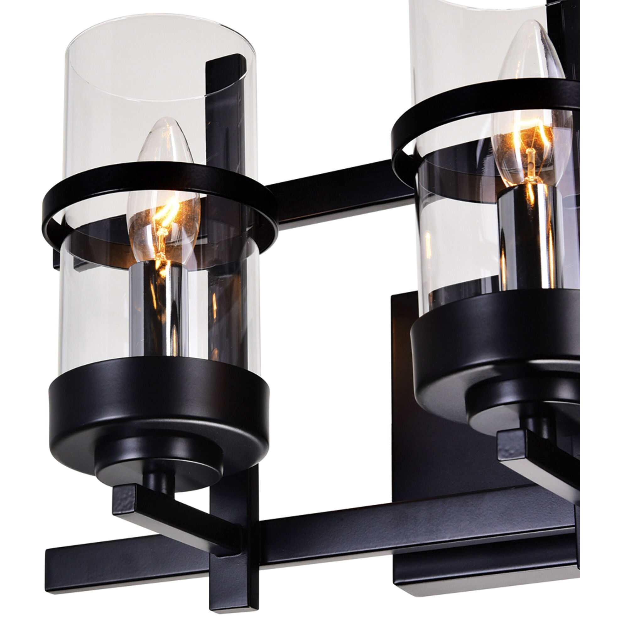Sierra 3 Light 21 inch Black Wall Light