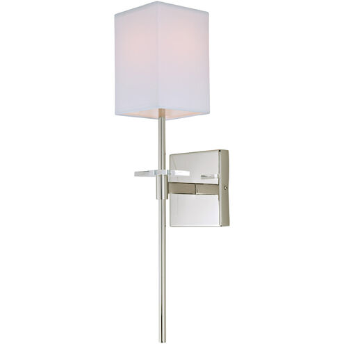 Marcus 1 Light 5 inch Polished Nickel Wall Sconce Wall Light