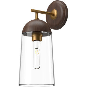 Emil 1 Light 6 inch Aged Gold Bath Vanity Wall Light in Aged Brass