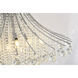 Canada 20 Light 44 inch Chrome Chandelier Ceiling Light