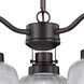 Roland 3 Light 16.5 inch Oil Rubbed Bronze Mini Chandelier Ceiling Light