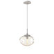 Nova Incandescent 1 Light 10 inch Beige Silver Pendant Ceiling Light in Metallic Beige Silver, Amber