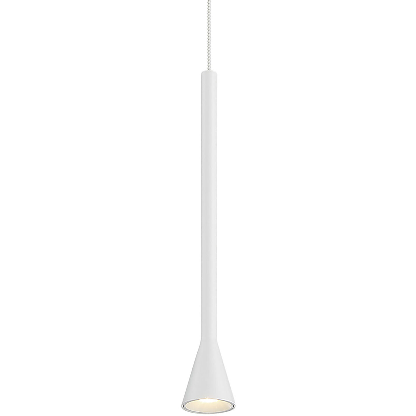 Piccolo LED 5 inch Matte White Mini Pendant Ceiling Light