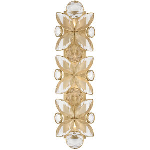 kate spade new york Lloyd LED 7.25 inch Soft Brass Sconce Wall Light in Clear Glass