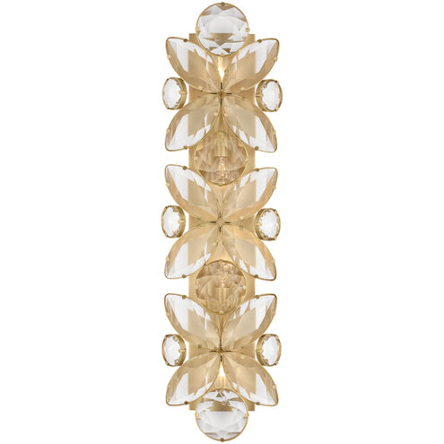 kate spade new york Lloyd LED 7.25 inch Soft Brass Sconce Wall Light in Clear Glass