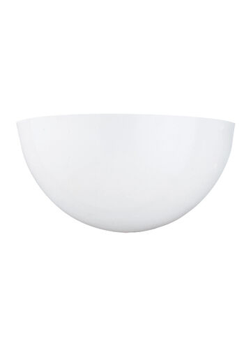 Neva 1 Light 11.5 inch White Wall Bath Fixture Wall Light