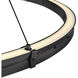 Althea LED 53 inch Satin Black Chandelier Ceiling Light