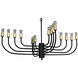 Claude 16 Light 46 inch Matte Black Chandelier Ceiling Light