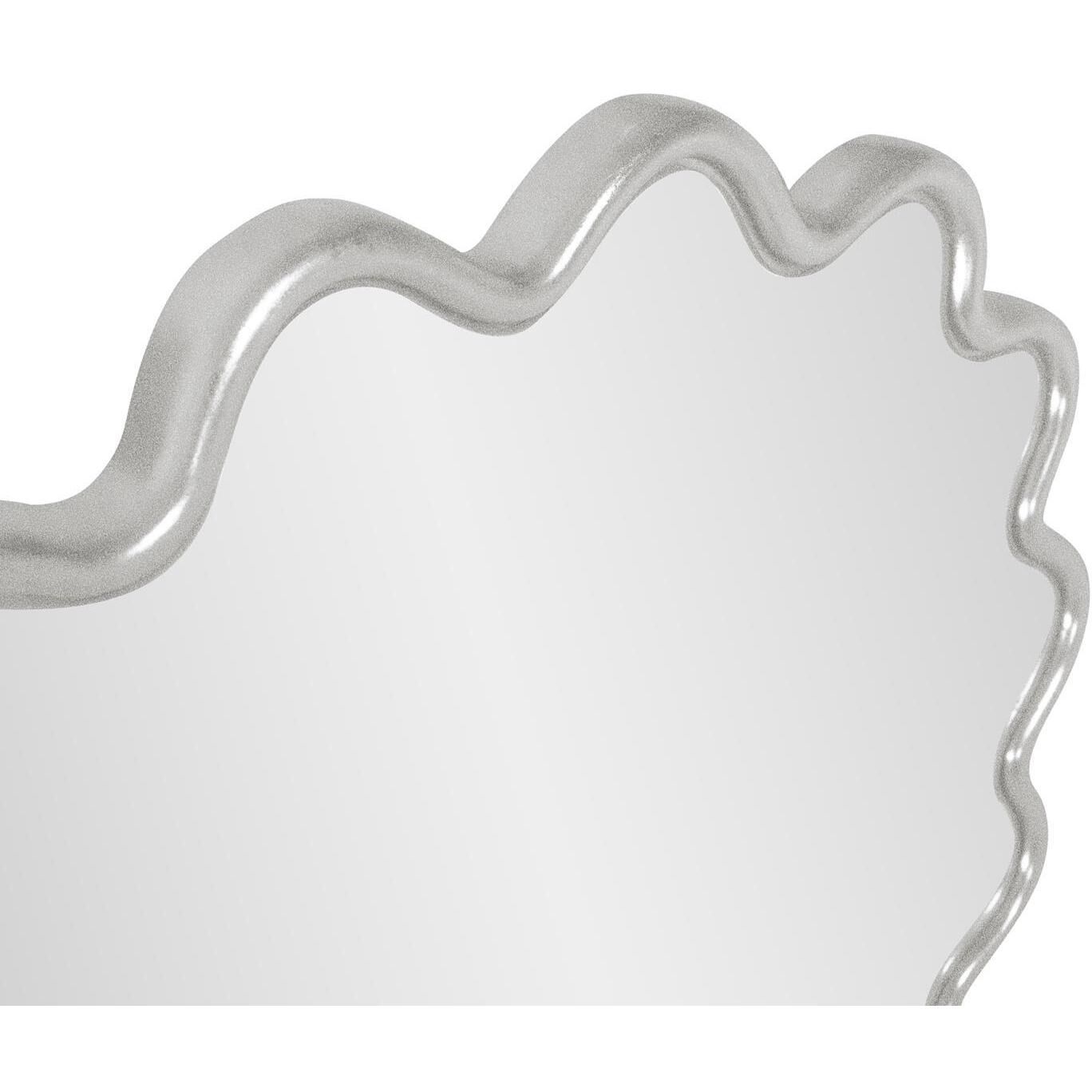 Cloud 36 X 24 inch Nickel Mirror