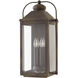 Heritage Anchorage 4 Light 13.00 inch Outdoor Wall Light