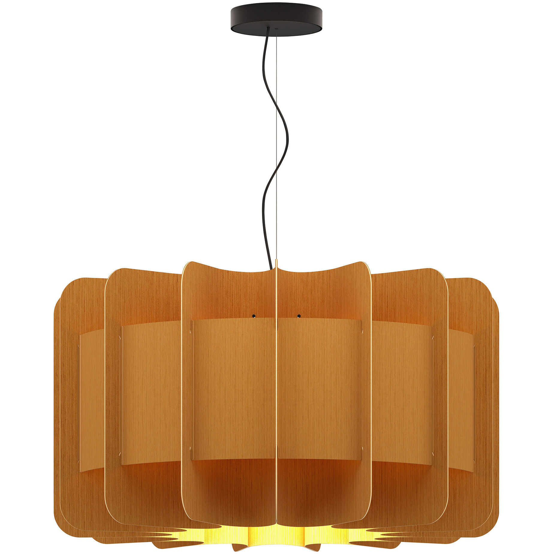 Clarissa 1 Light 29.8 inch Black Pendant Ceiling Light in Petribi/Ash, 30 in, WEP Collection