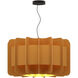 Clarissa 1 Light 29.8 inch Black Pendant Ceiling Light in Petribi/Ash, 30 in, WEP Collection