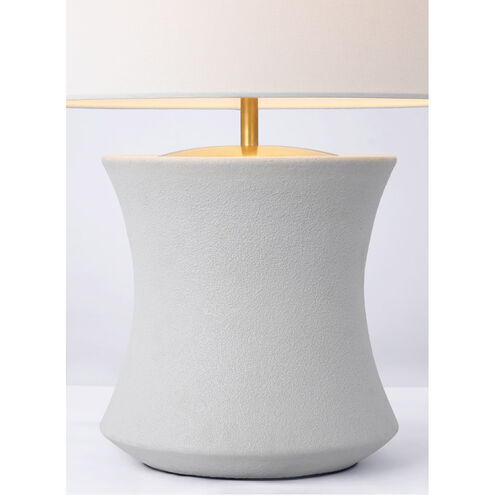 AERIN Marella 28 inch 15.00 watt Porous White Accent Lamp Portable Light in Porous White Porcelain