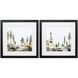 Landscapes Collection Green Framed Art