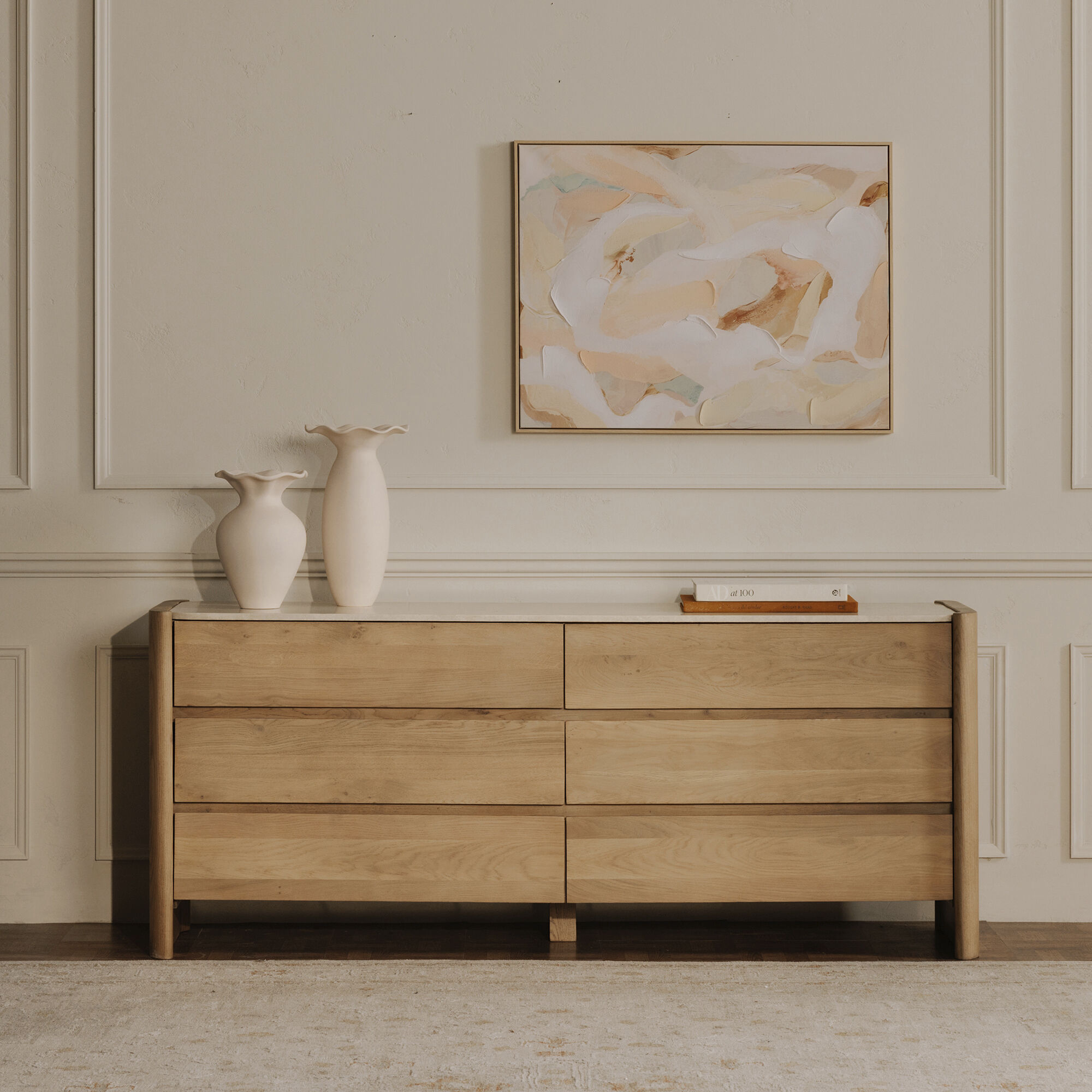 Lane Natural Dresser, 6 Drawer