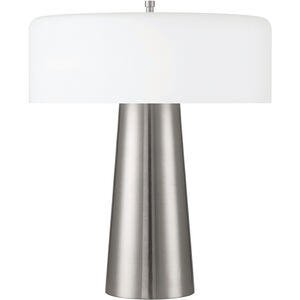 Bejamin 17.72 inch 9 watt Brushed Polished Nickel Table Lamp Portable Light