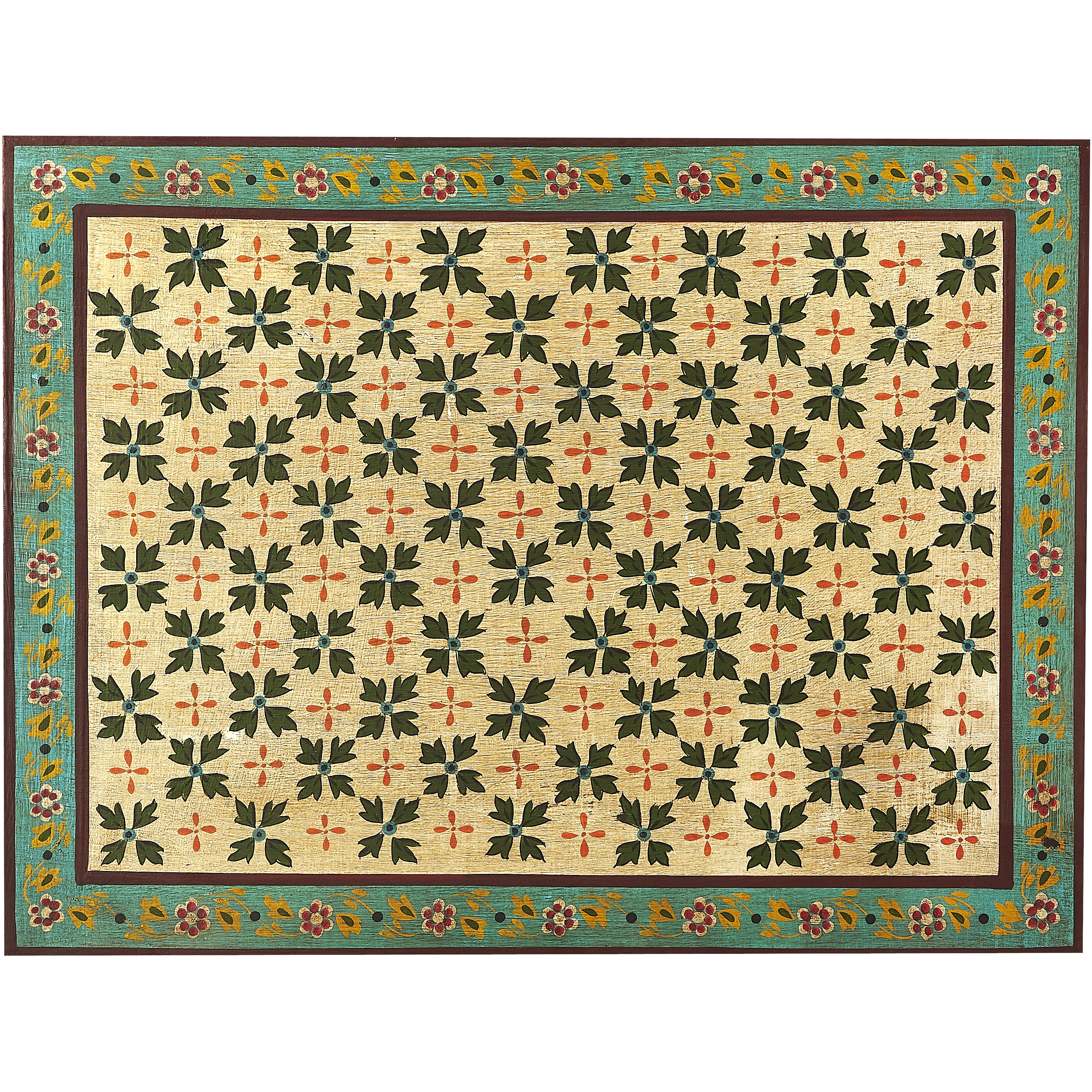 Perna Hand Painted Artifacts Chest/Cabinet