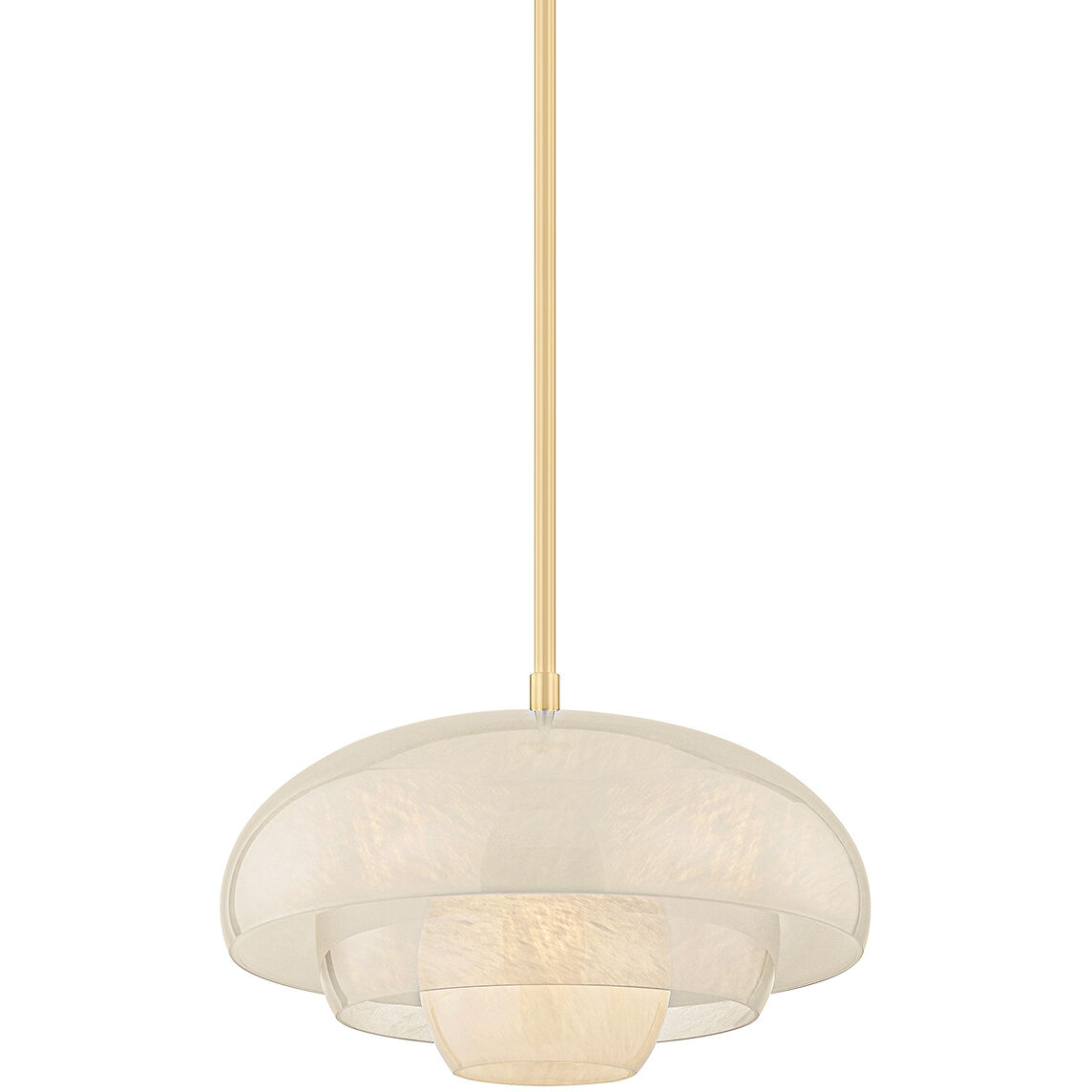 Auburndale 1 Light 18.25 inch Aged Brass Pendant Ceiling Light