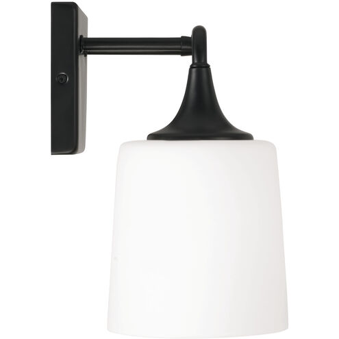 Presley 3 Light 26.25 inch Matte Black Vanity Light Wall Light