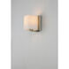 Wrap 1 Light 6 inch Satin Nickel Bath Vanity Wall Light