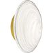 Wenona Wall Sconce Wall Light in Aged Brass