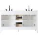 Millie 60 X 35 inch White Bathroom Vanity Cabinet