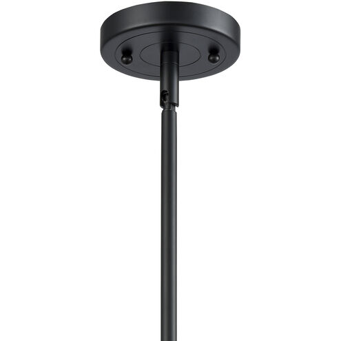 Franklin Restoration Bell LED 8 inch Matte Black Mini Pendant Ceiling Light in Silver Plated Mercury, Franklin Restoration